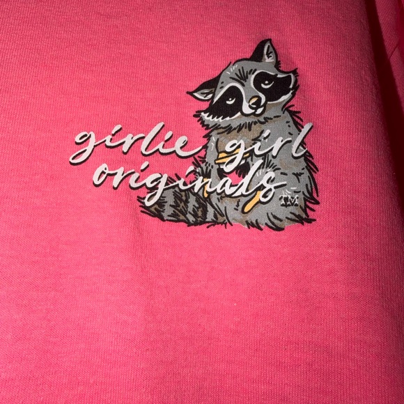 Neon Pink Short-Sleeve Crewneck Tee with Chest Graphic - Picture 3 of 5